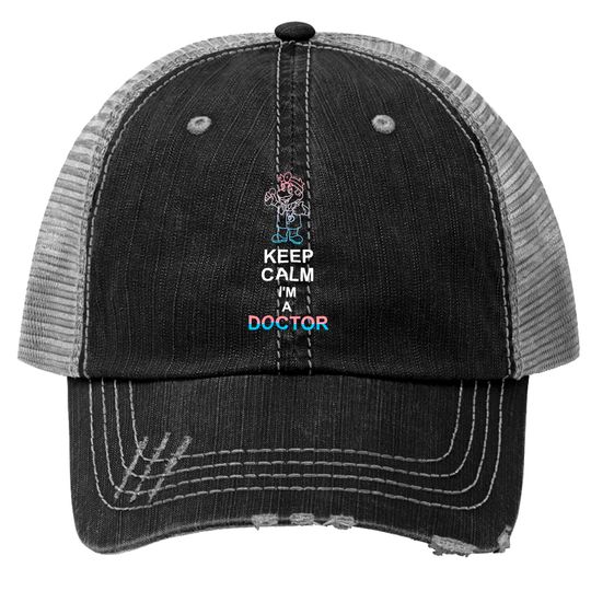 Discover Dr Mario Keep Calm Trucker Hats Unisex Funny Adult Nintendo Switch Game Sizes New