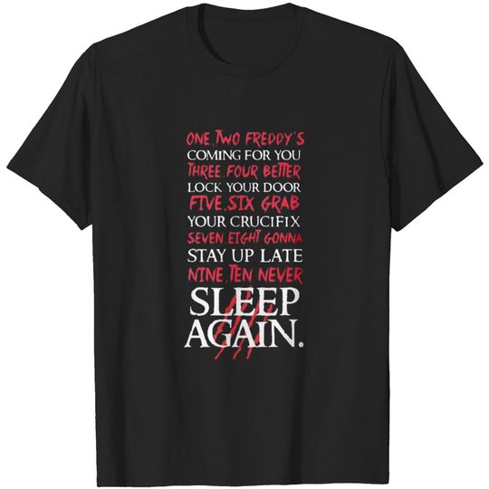 Discover 1 2 Freddy s Coming For You T-shirt