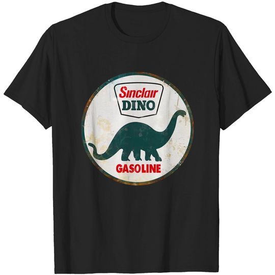 Discover Vintage Sinclair Logo - Motor Oil Gas Pump Motor Sport Gasoline - T-Shirt