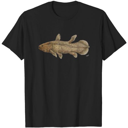 Discover Coelacanth living fossil fish T-shirt