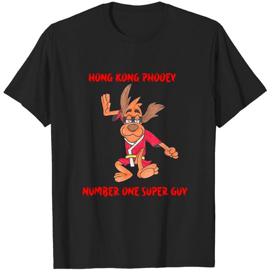 Discover Number One Super Guy - Cartoon Dog - T-Shirt