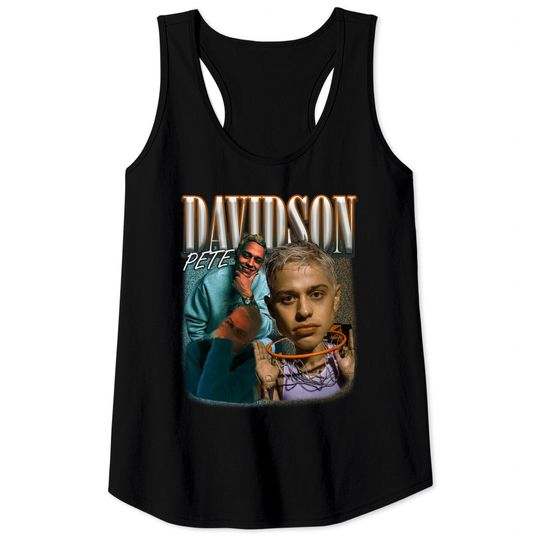 Discover Pete Davidson Tank Top - Vintage Rap Style