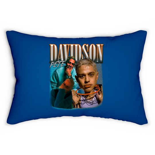 Discover Pete Davidson Lumbar Pillow - Vintage Rap Style