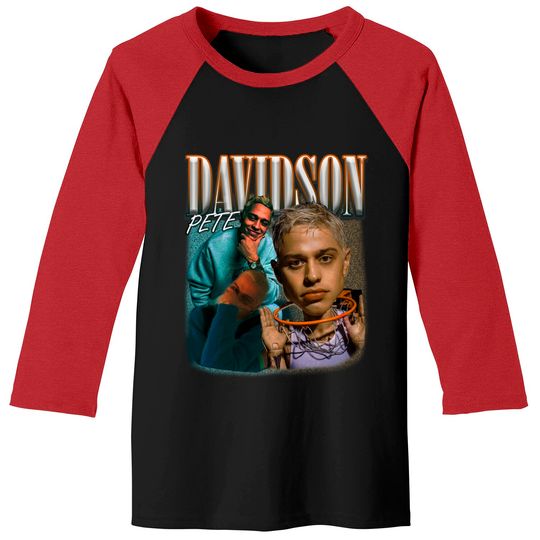 Discover Pete Davidson Baseball Tee - Vintage Rap Style