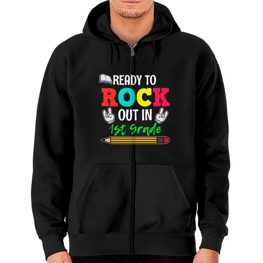 Discover 1st Grade Gifts for Kids First Graders Zip Hoodies