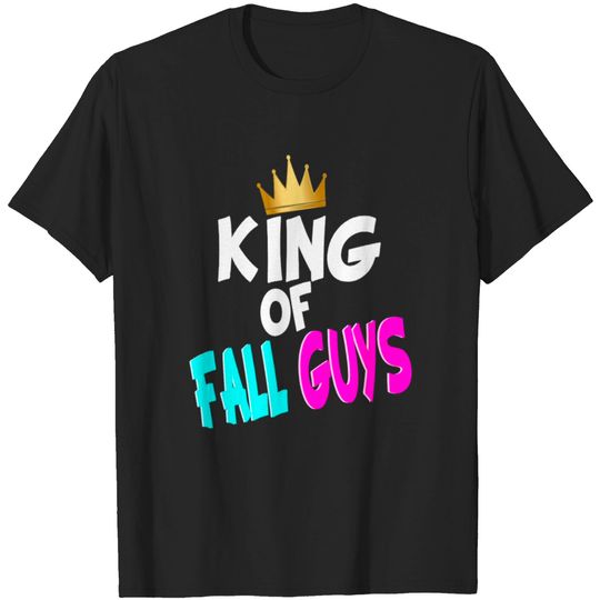 Discover King of Fall Guys Tshirt Geschenk Gamer T-shirt
