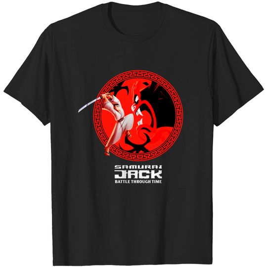 Discover samurai jack battle through time shirt T-shirt