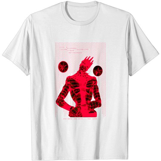 Discover Whitesnake Matrix Design (Red Variant) - Jojo's Bizarre Adventure: Stone Ocean - Stone Ocean - T-Shirt