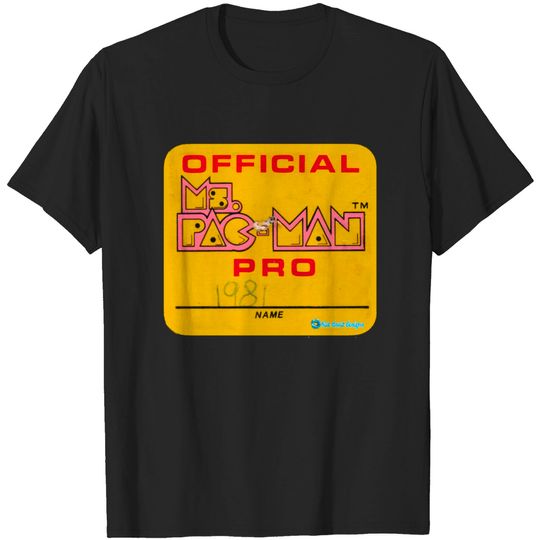 Discover Ms Pac Man Pro sticker 1981 - Ms Pac Man - T-Shirt