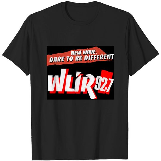 Discover WLIR-FM logo - 80s - T-Shirt