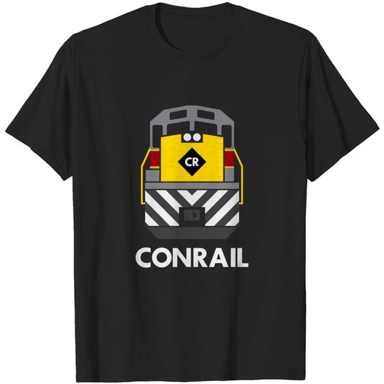 Discover Conrail Ex-Erie Lackawanna SD45 train Engine - Conrail - T-Shirt