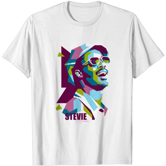 Discover Stevie Wonder Popart - Stevie Wonder - T-Shirt