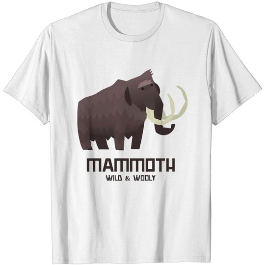 Discover Mammoth Wild & Wooly - Animals - T-Shirt