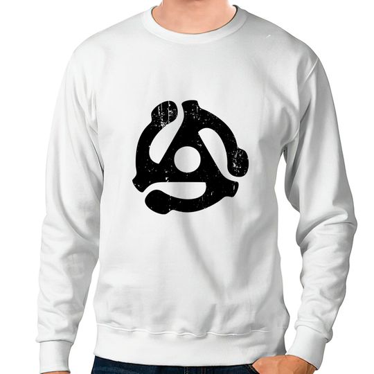 Discover Vintage 45 Recording adapter Gift 60s & 70s Music - Recording Adapter - Sweatshirts
