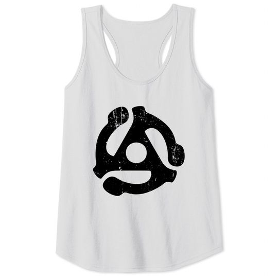 Discover Vintage 45 Recording adapter Gift 60s & 70s Music - Recording Adapter - Tank Tops