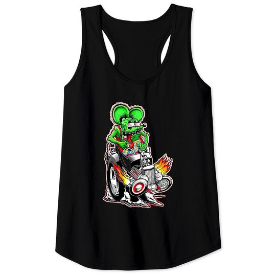 Discover Official Rat Fink Original Merchandise Racerback Tank Top