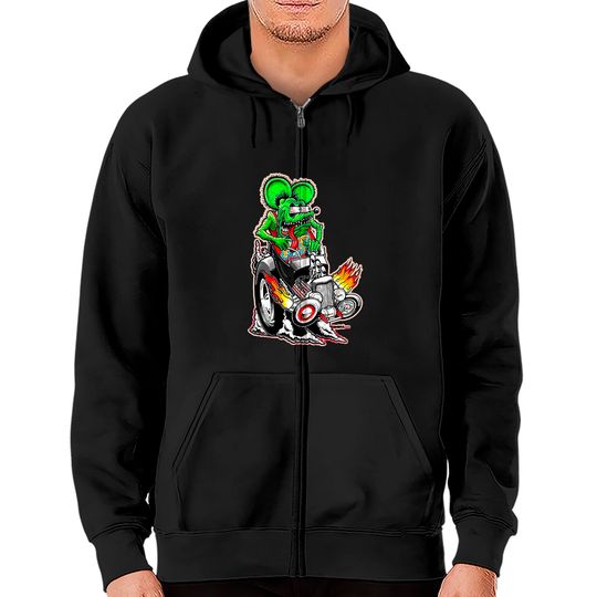 Discover Official Rat Fink Original Merchandise Racerback Zip Hoodies