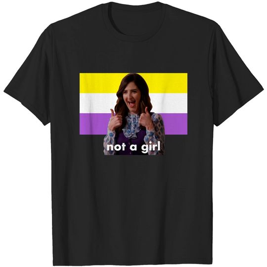 Discover Nonbinary Janet “Not a Girl” (The Good Place) - The Good Place - T-Shirt