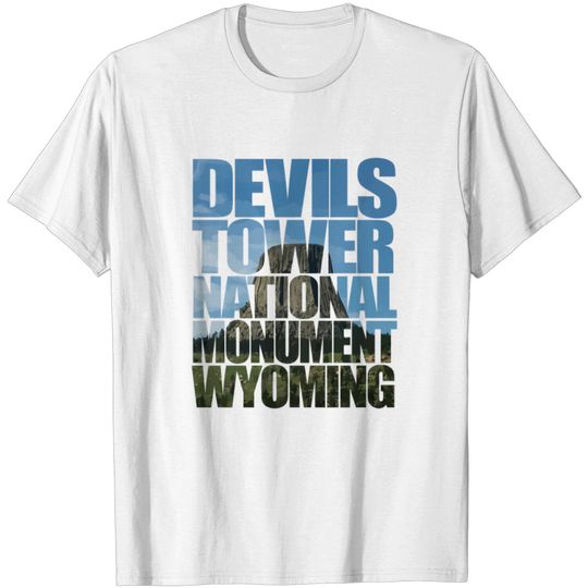 Discover Devils Tower National Monument Wyoming Souvenir T-shirt