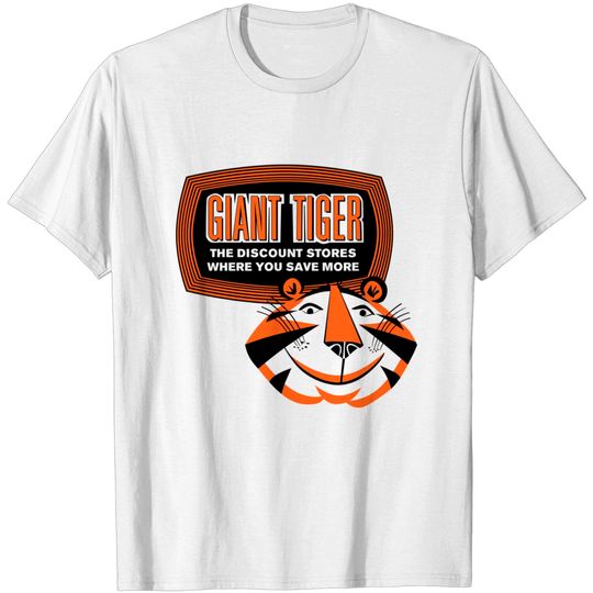 Discover Giant Tiger Defunct Grocery Store USA - Giant Tiger - T-Shirt