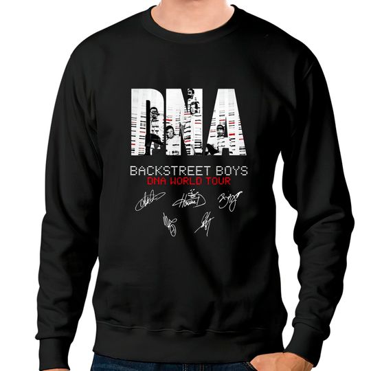 Discover Backstreet Boy Sweatshirt, Backstreet Boys DNA World Tour Sweatshirt