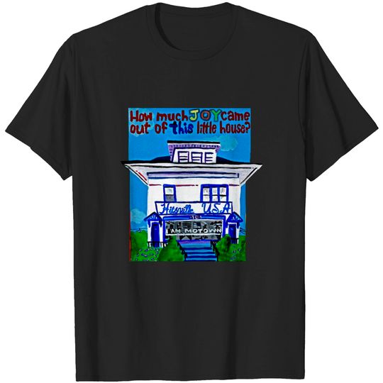Discover The Motown House - Record Label - T-Shirt