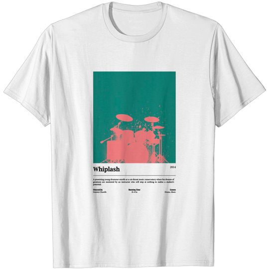 Discover Whiplash Minimalist Design - Whiplash Minimalist Design - T-Shirt