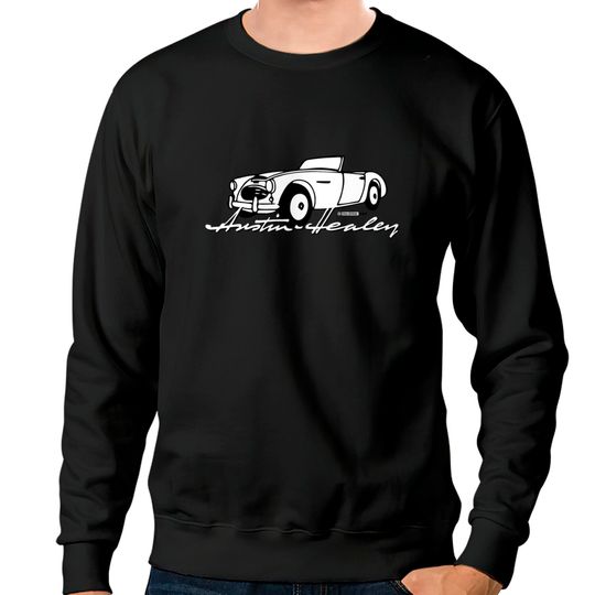 Discover Classic Austin-Healey script and illustration Sweatshirts