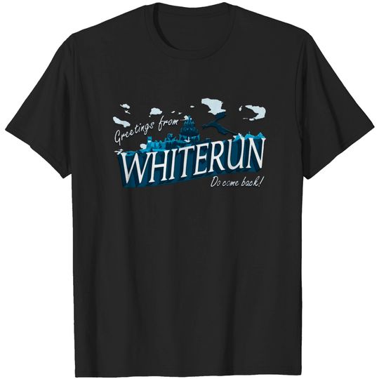 Discover Greetings From Whiterun - Skyrim - T-Shirt