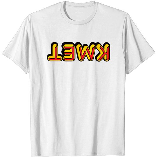 Discover KMET Radio Logo - Defunct Radio Station - Los Angeles Rock Radio` - Kmet - T-Shirt