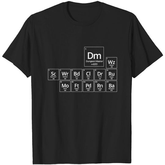 Discover Periodic D&D - Dungeons And Dragons - T-Shirt