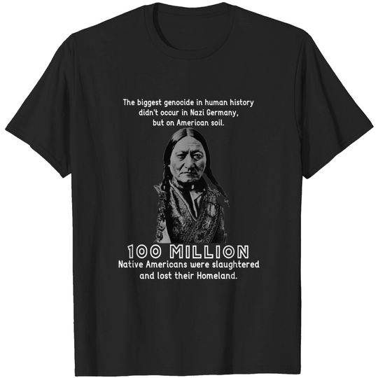 Discover sitting bull - Native American - T-Shirt