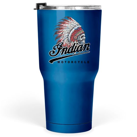 Discover Indian Custom Motorcycle Racer biker vintage printed Tumblers 30 oz