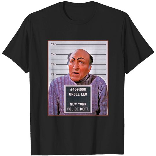 Discover Uncle Leo Mugshot - Seinfeld - T-Shirt