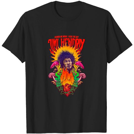 Discover jimi hendrix - Jimi Hendrix Art - T-Shirt