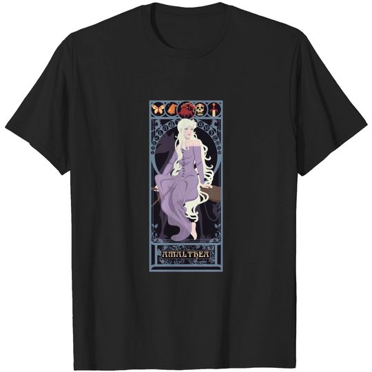 Discover The Last Unicorn - art nouveau - Amalthea - Cult Movies - T-Shirt