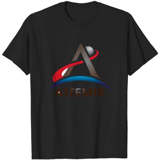 Discover NASA Artemis logo in 2024 first woman to the moon T-shirt