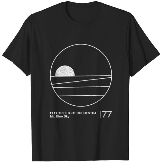 Discover Mr Blue Sky / Minimalist Graphic Artwork Design - Elo - T-Shirt