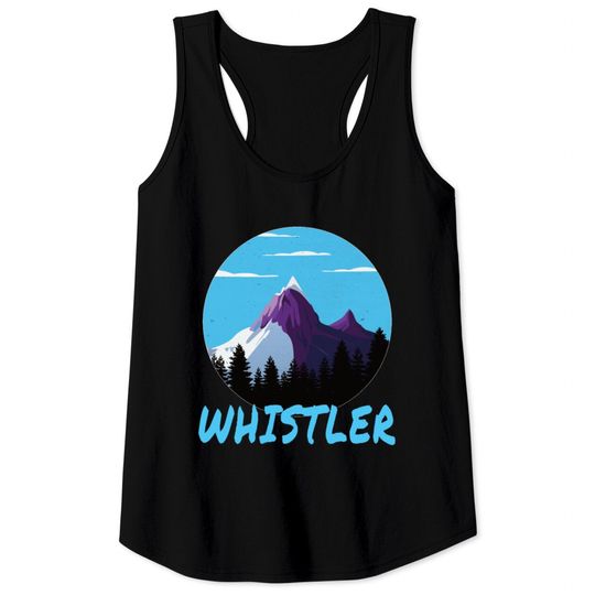 Discover Whistler Hiking Mountains Tank Tops