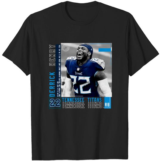 Discover Derrick Henry Football Edit Tapestries Titans - Derrick Henry - T-Shirt