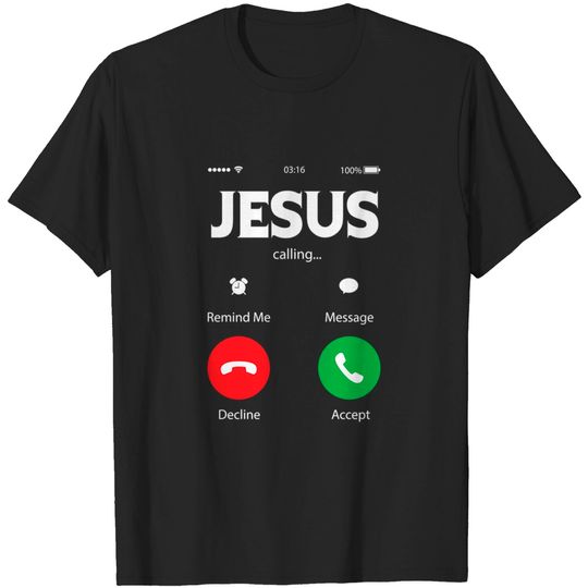 Discover Jesus calling - Jesus - T-Shirt