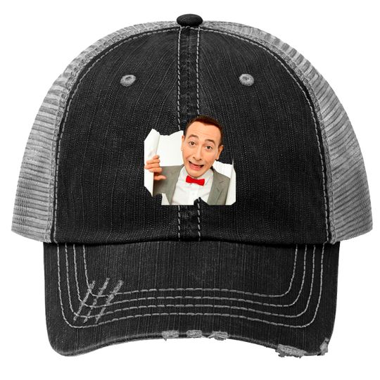 Discover Pee Wee Herman - Peewee Herman - print Trucker Hats