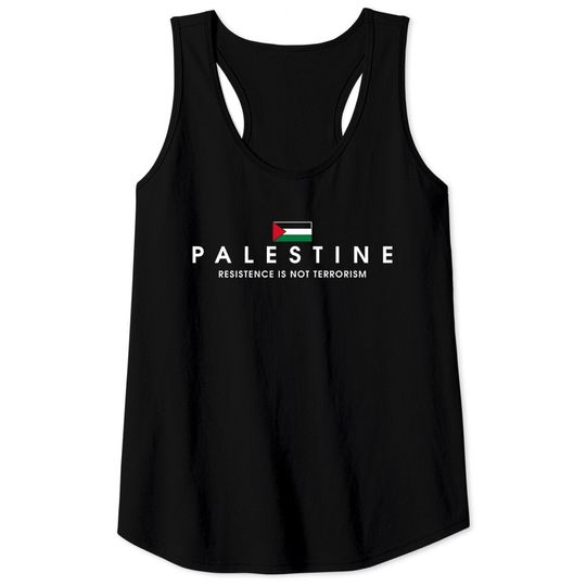 Discover Palestine Resistance Dpn Tank Tops