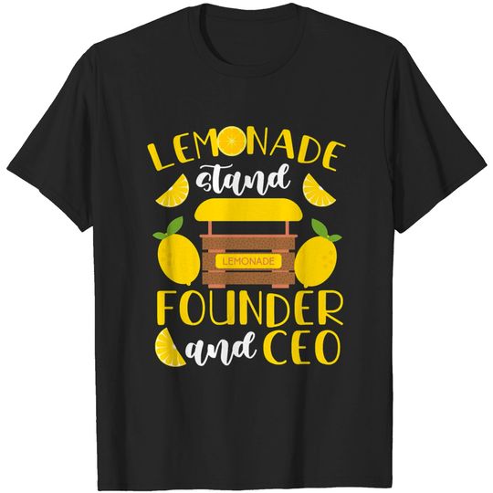 Discover Lemonade Stand founder Gift T-shirt