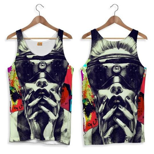 Discover Girl Glasses Tank Top 3D