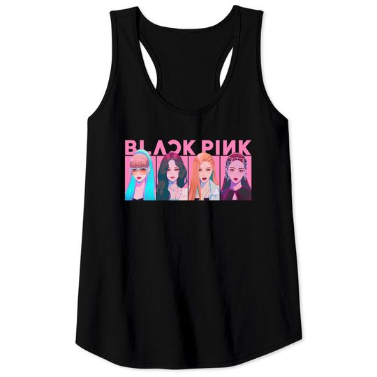Discover blackpink unisex Tank Tops black cotton shirt blackpink