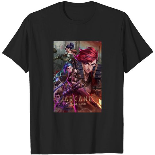 Discover Jinx Arcane League Of Legends T-Shirt
