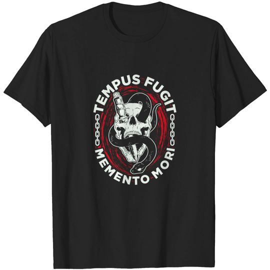 Discover Tempus Fugit Memento Morie Carpe Diem T-shirt