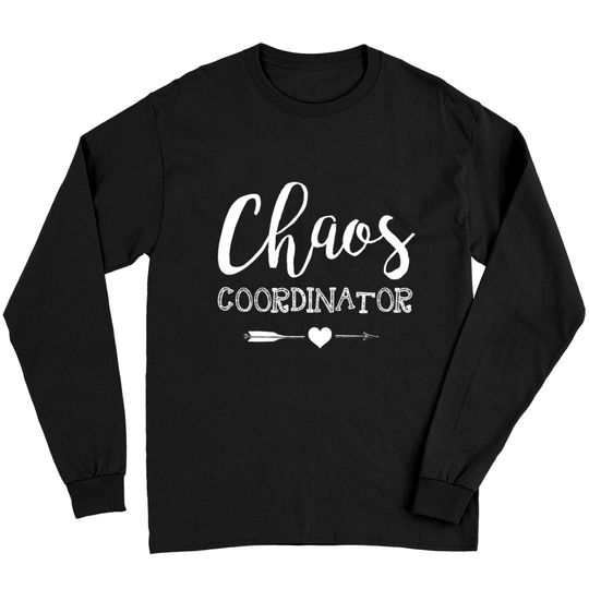 Discover Chaos Coordinator Tired Mama Arrow Mom Long Sleeves