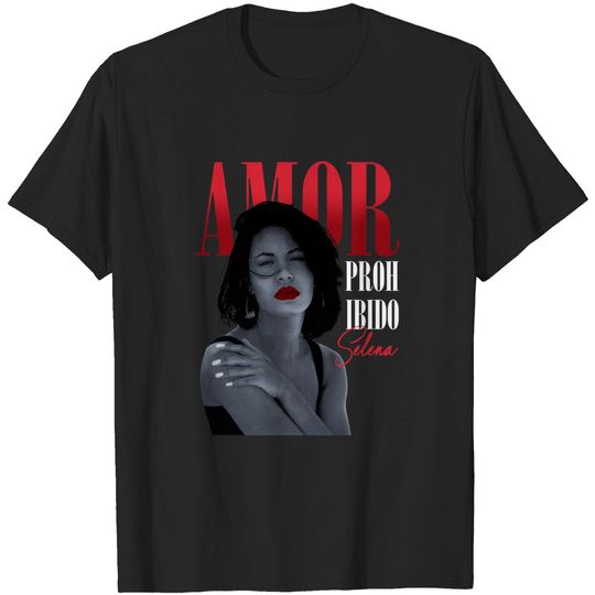 Discover Vintage Style Selena Quintanilla Amor Prohibido Graphic Tee